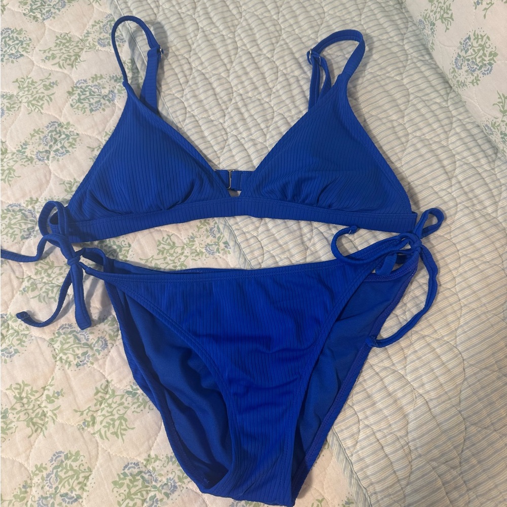 Xhilaration Royal Blue Bikini Set